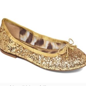 Sam Edelman Sparkling Gold Loafers